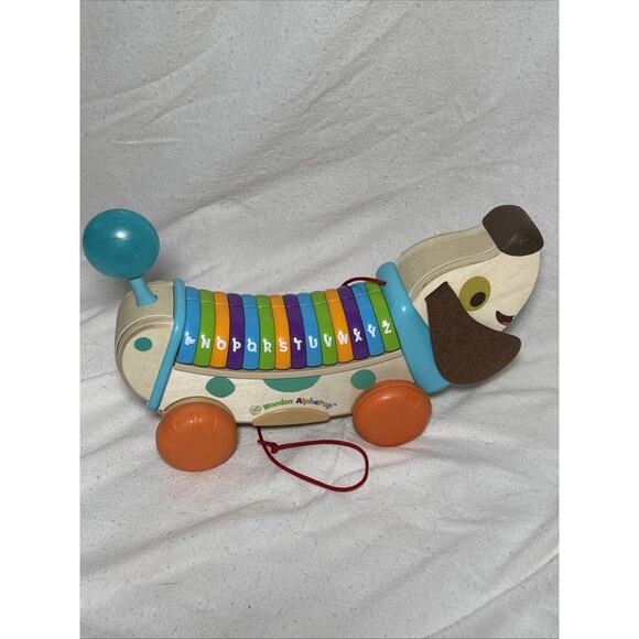 LeapFrog Alphapup Multicolor PullAlong Singing Talking Educational Toy WORKS EUC - Picture 3 of 8